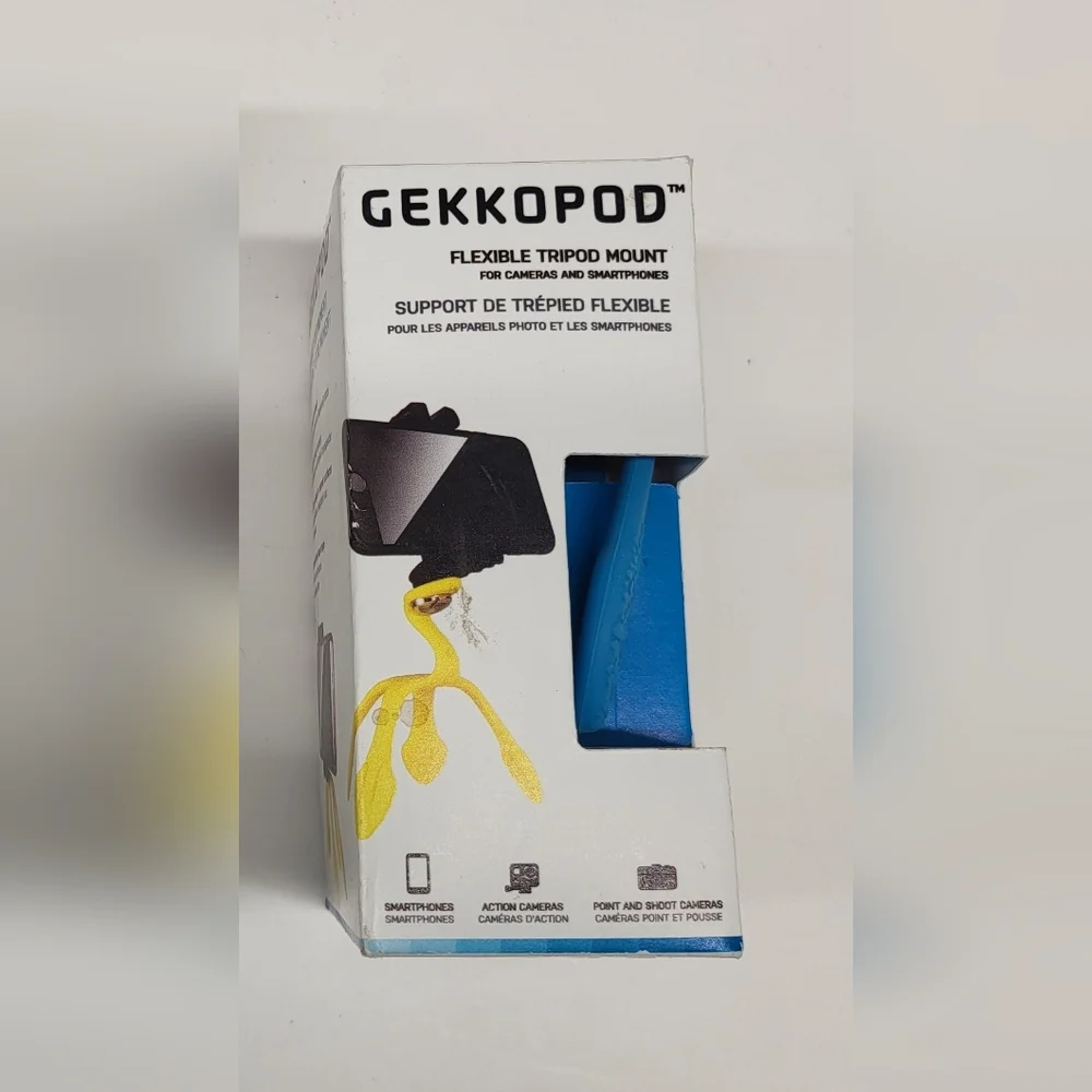 Gekkopod Tripod Mount for Cameras and Smaetphones-Blue